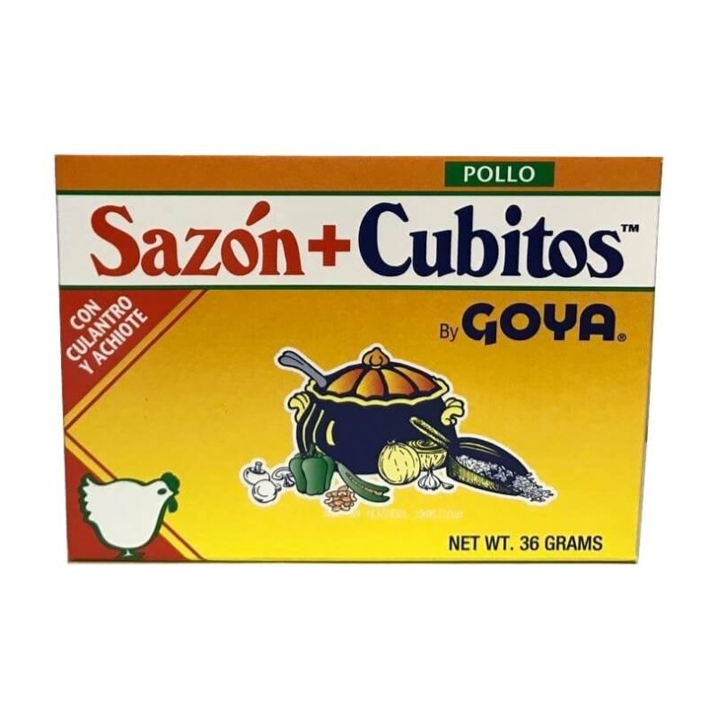 Sazón Y Cubito De Pollo Con Culantro Y Achiote Goya 6 Packs