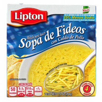 Sopa de Fideos Lipton Lite