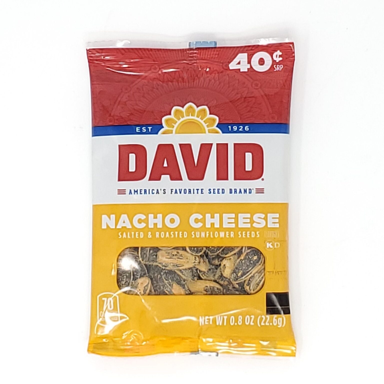 Cheesy Delight: David's Nacho Cheese Sunflower Seeds