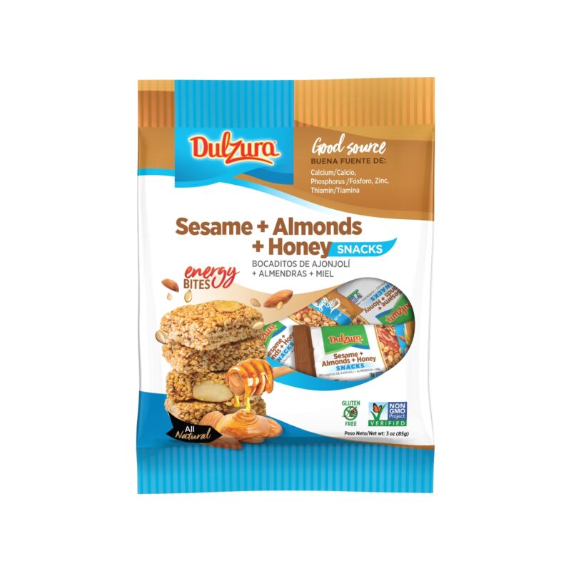 Dulzura Borincana Entree Bites Sesame Seeds with Honey & Almonds