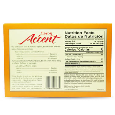 Sa-són Accent Culantro y Achiote- 20 Packets - Antojo Boricua