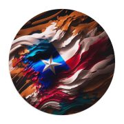 Puerto Rico Abstract Flag - Mouse Pad