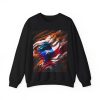 Puerto Rico Abstract Flag - Unisex Heavy Blend™ Crewneck Sweatshirt