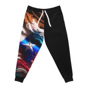 Puerto Rico Abstract Flag - Athletic Joggers (AOP)